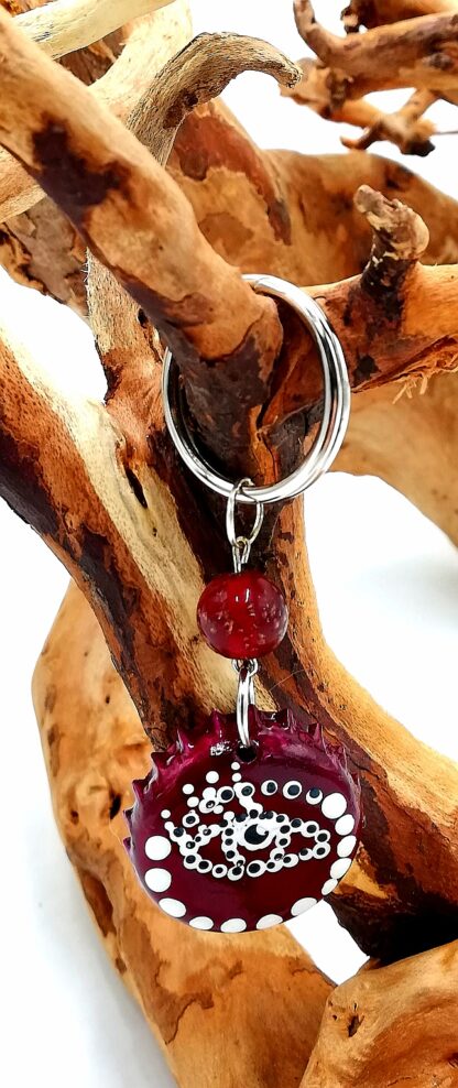 Bottle Caps Keyring 010