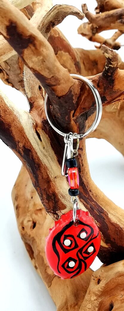 Bottle Caps Keyring 016