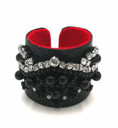 Black Leather Red