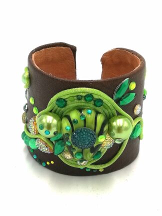 Brown Leather Green