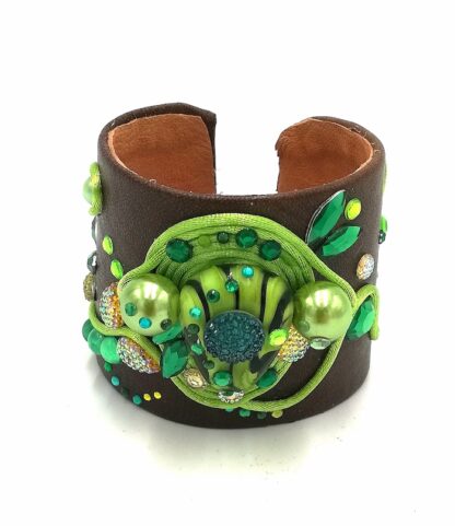 Brown Leather Green