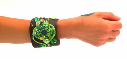 Brown Leather Green - Afbeelding 2