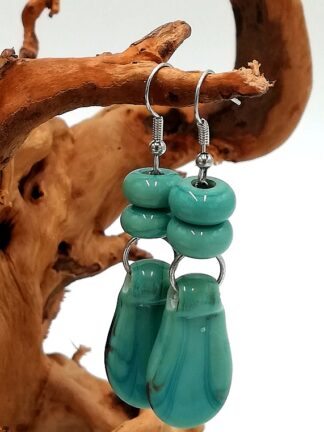 Glass Earrings 014