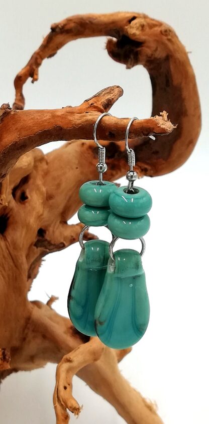 Glass Earrings 014