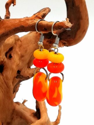 Glass Earrings 027