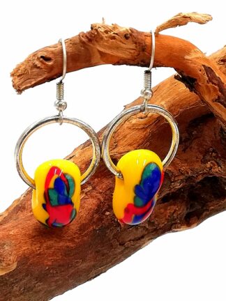 Glass Earrings 043