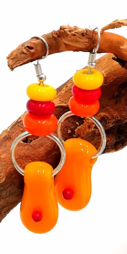 Glass Earrings 048