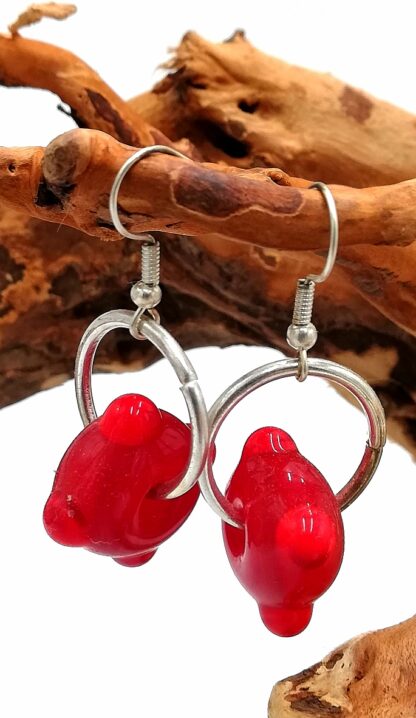 Glass Earrings 053