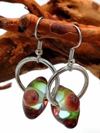 Glass Earrings 054