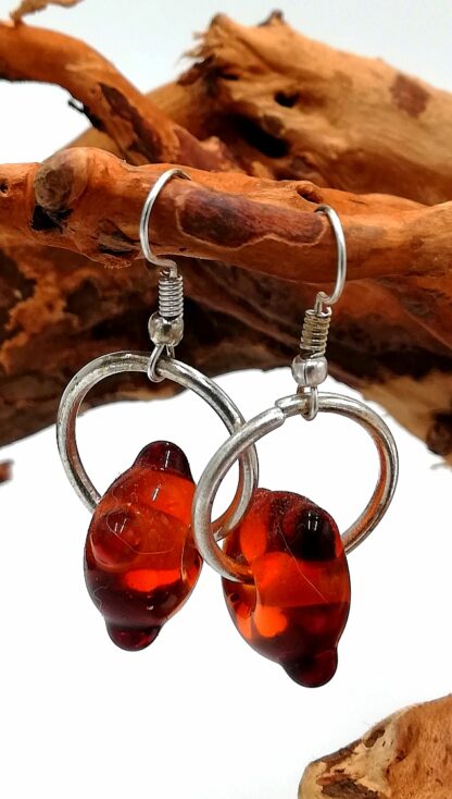 Glass Earrings 056