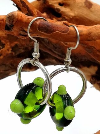 Glass Earrings 057