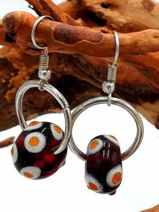 Glass Earrings 058