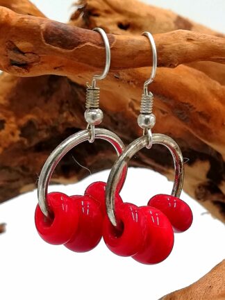 Glass Earrings 066