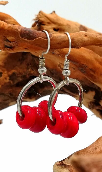 Glass Earrings 066
