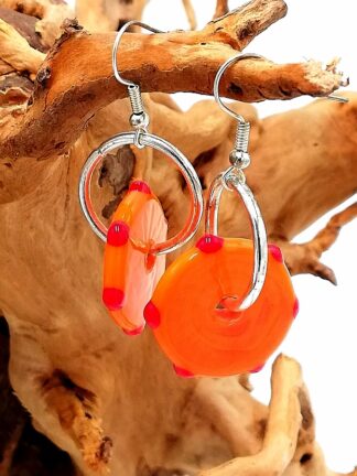 Glass Earrings 076