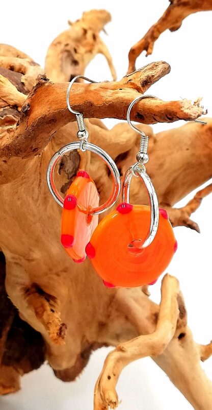 Glass Earrings 076