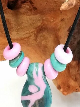 Glass Burning Necklace 006