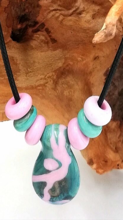 Glass Burning Necklace 006