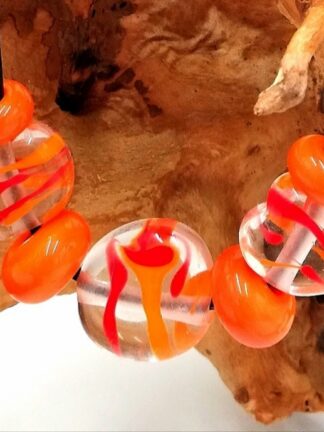 Glass Burning Necklace 007