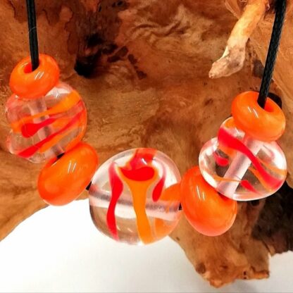 Glass Burning Necklace 007