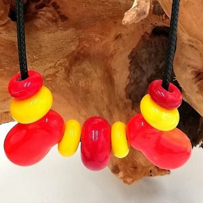 Glass Burning Necklace 012