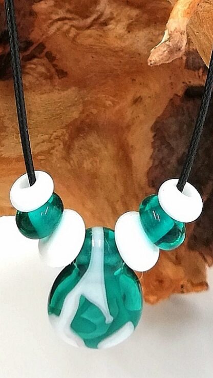 Glass Burning Necklace 013